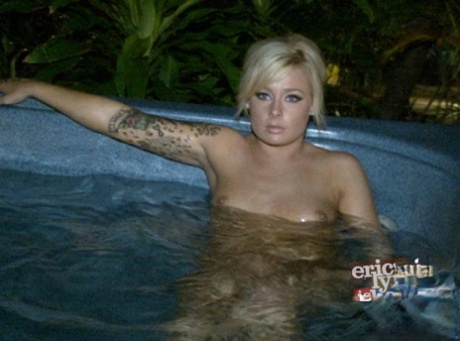 Sexy blonde Erica Lynne is captured in various stages of dress and undress 87259928