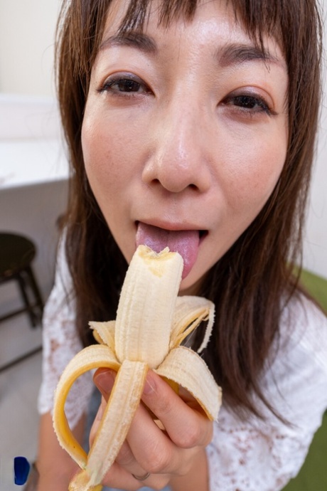 Middle-aged Asian woman Mika Takahashi sports a creampie after POV sex 44038905