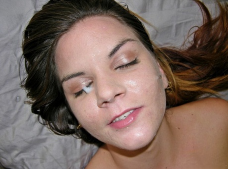 Teen amateur takes a cumshot in her eye to conclude a POV blowjob 33426186