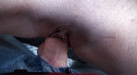 Close up view of pierced babe Larkin Love getting screwed by a pecker 96359441